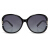 パンシャの新しい女性の偏光サーリングのファ§ンジのサーニングニングの丸顔の大きな枠のメガネT 600370-T 020-P 43黒