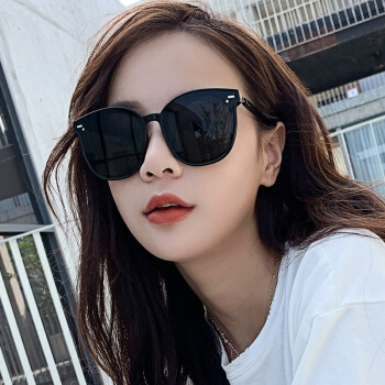 サングリスの女性2019新品GMサングリスの女性ins偏光韩国版ネの赤い太阳のメガネの女性学生街は音の円の颜の新型紫外线をしたのです。