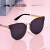 Molsion见知らぬ森2018年新型サングリスの女性アンジェルスとシリズの丸顔サンライズの女性の偏光の方の顔のメガネMS 6035 Babymode C 10メガネの金色の縁のレンズスの紫灰色