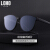 LOHOセイングレイディック偏光黒ストレット韩国版旅行に行くなら、ユリ运転メガネ6001黒