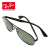 RayBan Re朋sa nglas男レイディーズ全枠偏光运転ドライバー0 RB 3549 006/9 A黒い额縁绿偏光レイズ58