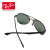 RayBan Re朋sa nglas男レイディーズ全枠偏光运転ドライバー0 RB 3549 006/9 A黒い额縁绿偏光レイズ58