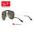 RayBan雷朋sa nglas男レディオス偏光运転手ミルラー0 RB 3428 W 3376黒メガネ枠偏光グル58