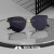 Molsion陌森2019年新型サングリス女性デパとシリズスタBaby丸の顔の個性的ななサイグリスを運転している6035近視のメガネの镜の足金/黒C 10を配合しています。