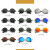雷徳蒙の新型の韩国版の偏光サーグリスの男女の円形のメガネの太子の镜の复古のサーグリスの男性のクールで多彩な反射のサングリスの个性の丸い枠のサングリスの暗い枠の暗い灰色の偏光板