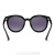 海恩眼镜偏光セイングレイディ：ファンシー大枠猫眼セイン6609亮黑枠+全色深灰片N 26