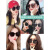 2019新品のサングリストで夏のGMサングリスの女性ins韩国港版ファッションカラーの赤い个性的な偏光镜の紫外线カットです。旅行の黒い枠の黒い灰色の写真