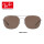 004/73青銅色のメガネフレームのセピア色のレンズ
