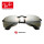 601/5 J黒いメガネフレームの偏光銀色メガネの康眼色レンズ